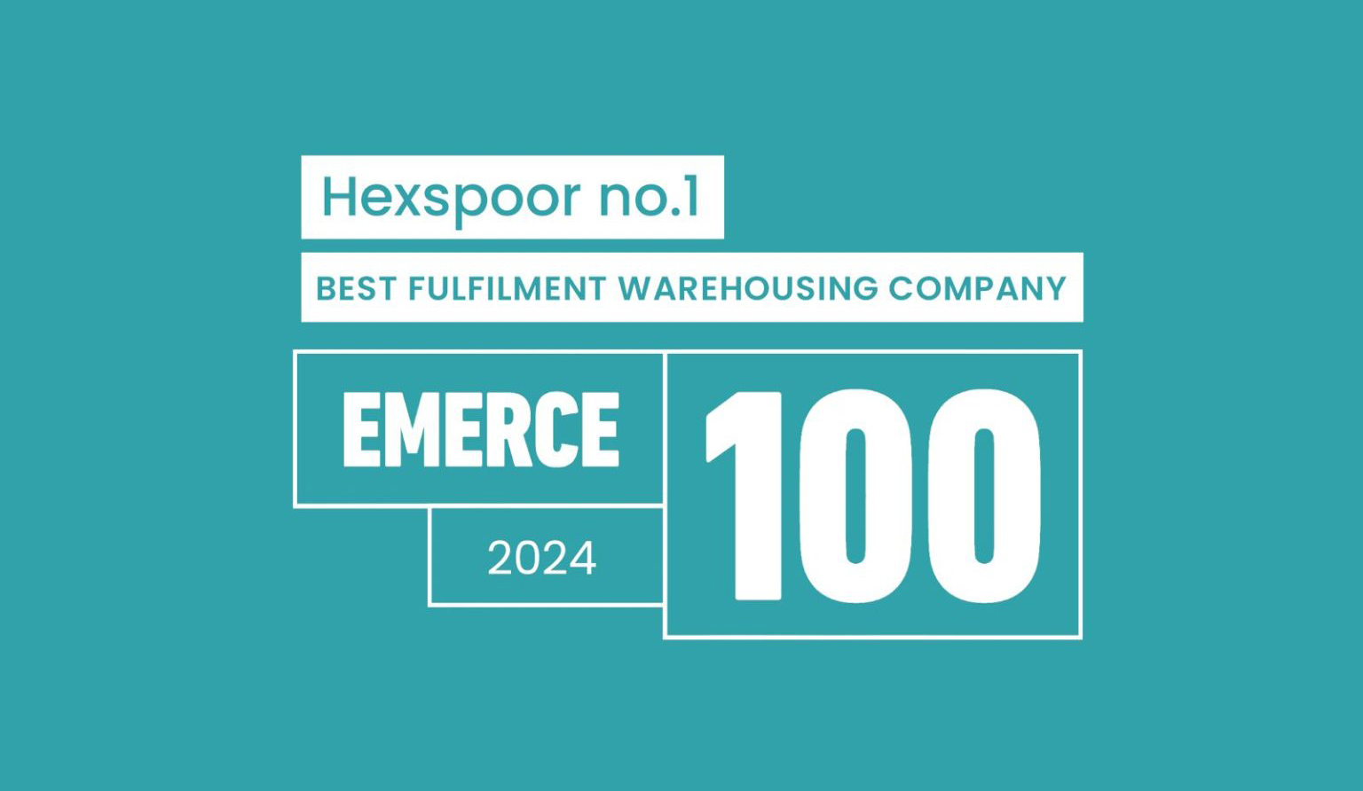 Hexspoor no.1 fulfilment company in Emerce100 - Hexspoor E-fulfilment